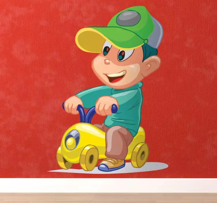 Nálepka s autíčkom - Tenstickers