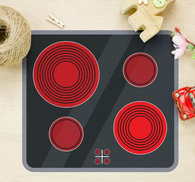 Nálepka s elektrickou varnou doskou - Tenstickers