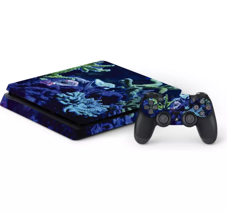 Vinylová koža z hlbokého oceánu ps4 - Tenstickers