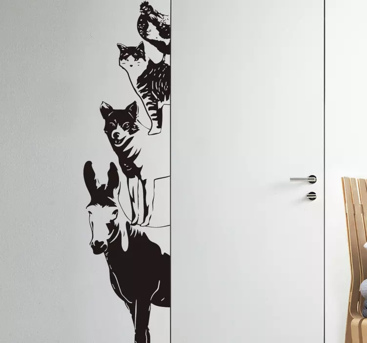 Nálepka s hudobníkmi z brém - Tenstickers