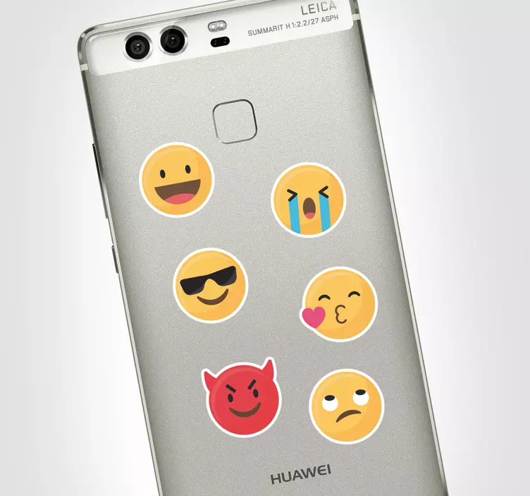 Nálepka s ikonou emoji pre telefón - Tenstickers