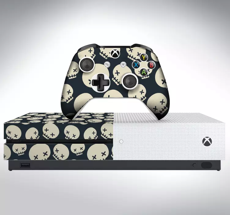 Nálepka s kostrou xbox skin - Tenstickers