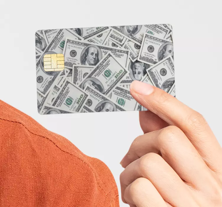 Vinylová nálepka na doláre - Tenstickers