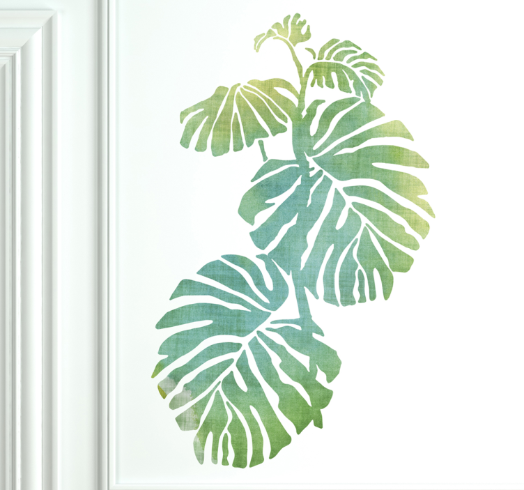 Nálepka s monstera deliciosa - Tenstickers