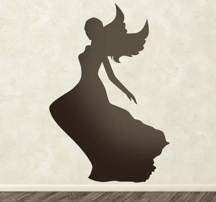 Nálepka s nálepkami na siluetu rozprávkových detí - Tenstickers