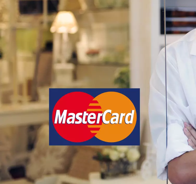 Nálepka s logom mastercard - Tenstickers