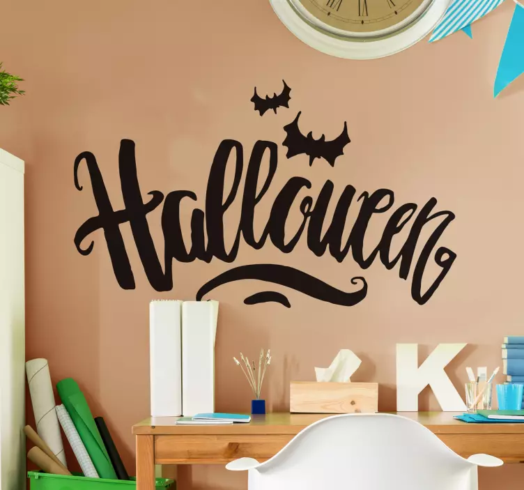 Halloween nápis teror obtisky - Tenstickers