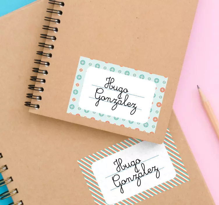 Personalizované menovky pre deti - Tenstickers