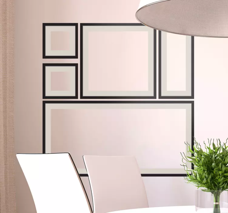 Nálepka s ozdobným rámom - Tenstickers