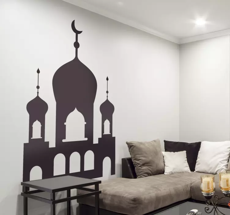 Nálepka s siluetou kadife skyline - Tenstickers