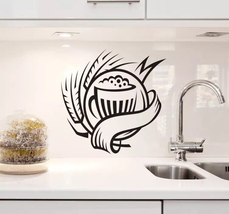 Nálepka na pivo s chmeľom na pivo - Tenstickers