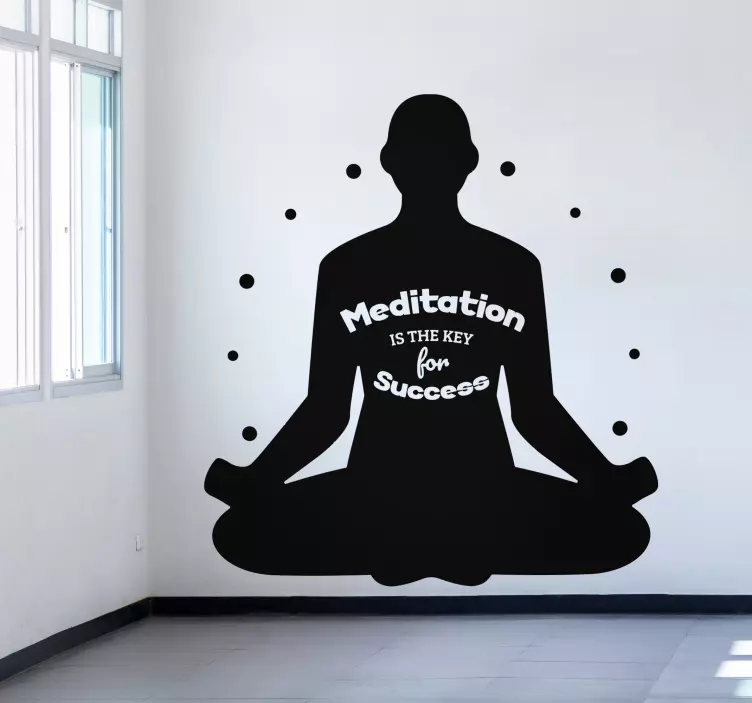 Text meditácie obývacia izba nástenné dekorácie - Tenstickers