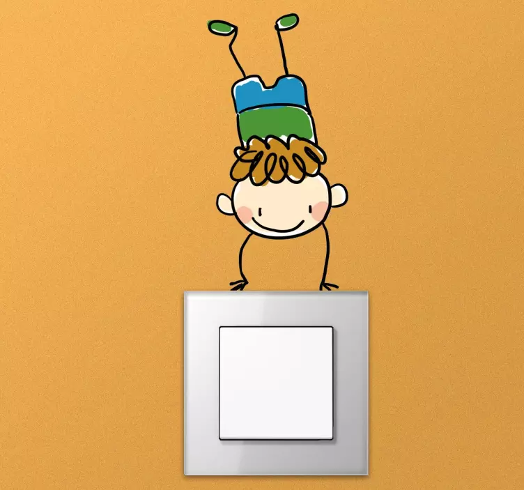 Nálepka s vypínačom pre detské piruety - Tenstickers