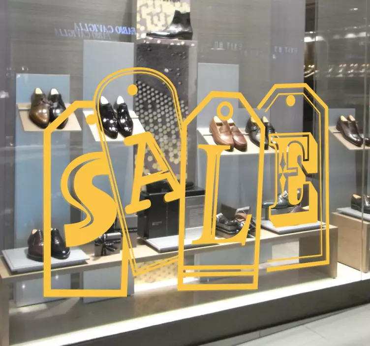 Nálepka s výpredajom do výkladov - Tenstickers