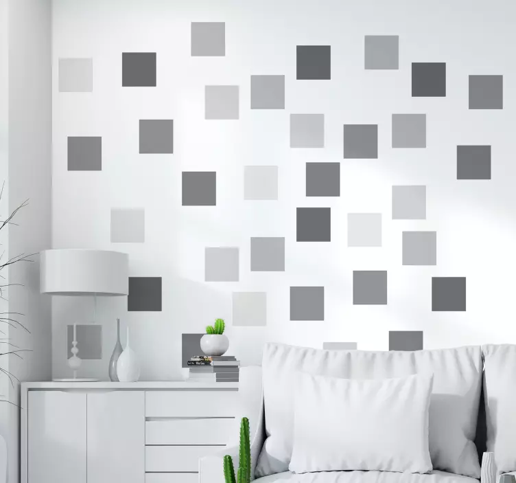 Nálepka sivej farby - Tenstickers