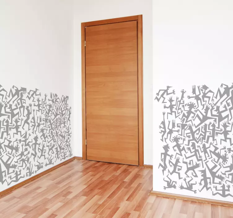 Nálepka so vzorom na hraniciach vzorov - Tenstickers