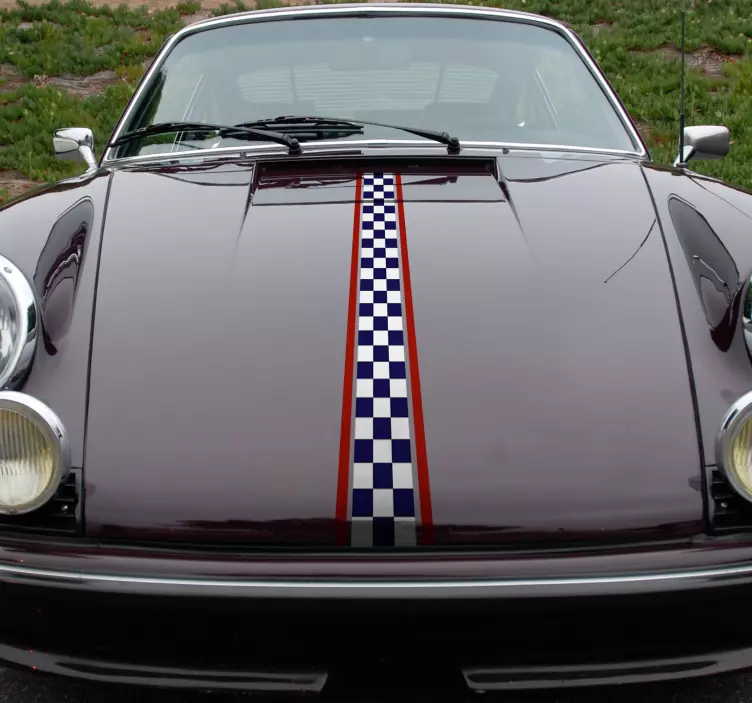 Nálepka na auto so závodnými čiarami - Tenstickers