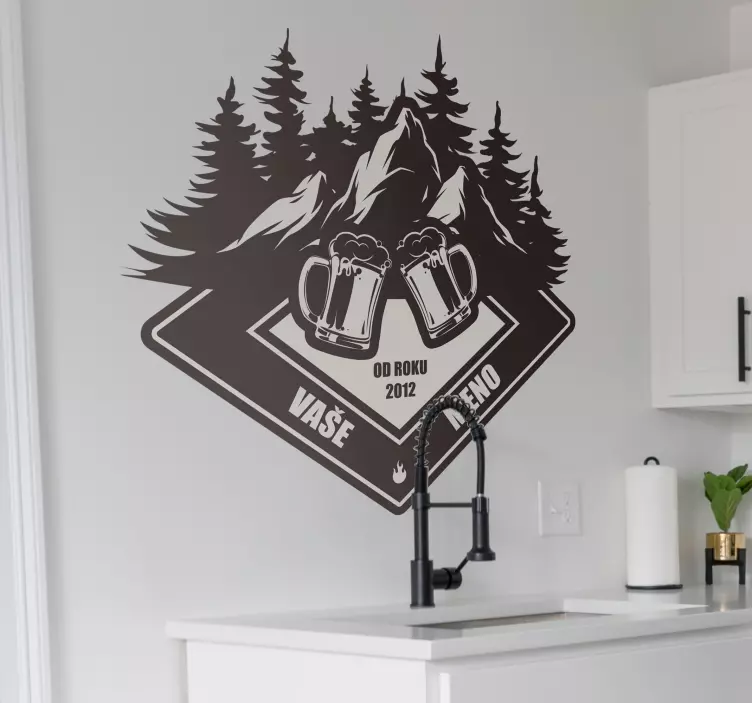 Nálepka na stenu Terchová - Tenstickers