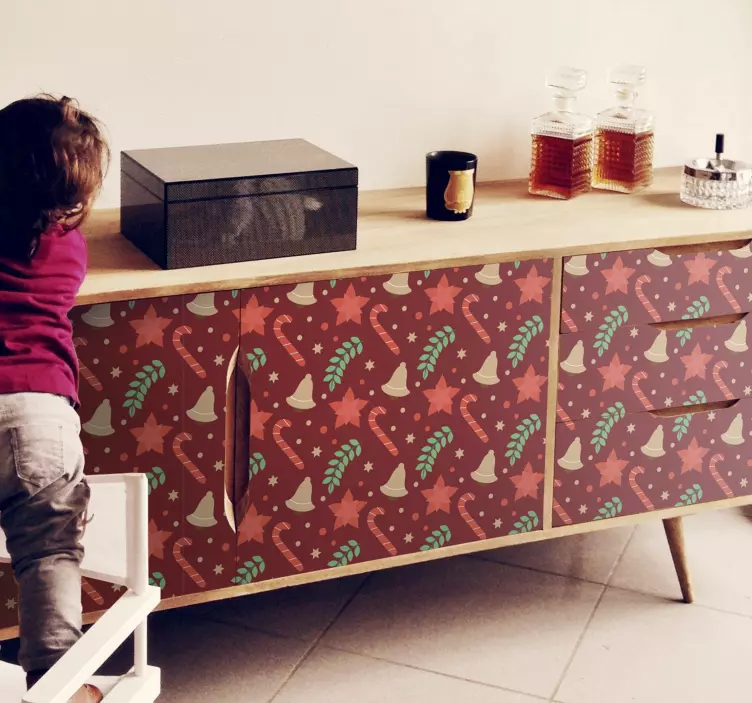 Nálepka udalosti slávnostný sviatočný vzor - Tenstickers