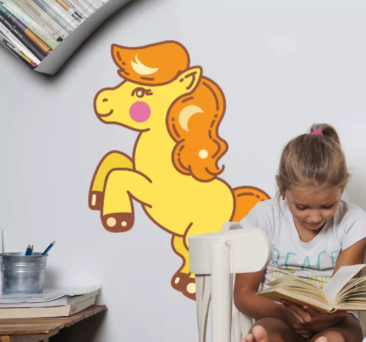 Nálepku hravý pony charakter - Tenstickers