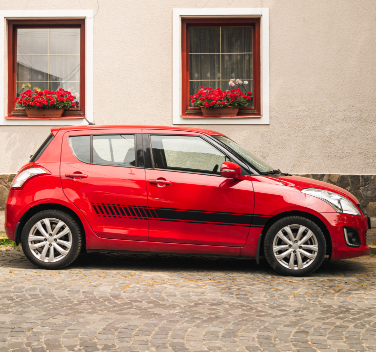 nalepka na auto gradient pruhov - Tenstickers