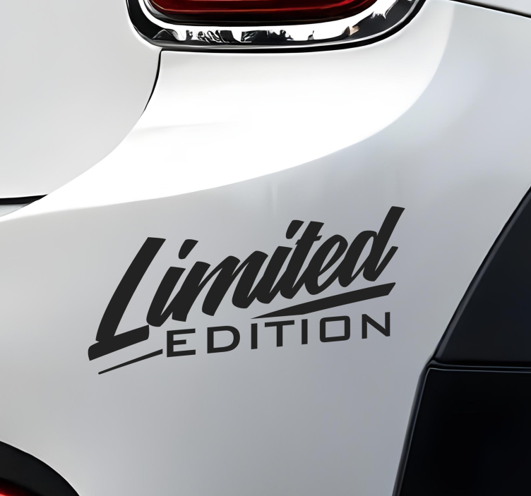 Nálepka na auto limitovaná edícia - Tenstickers