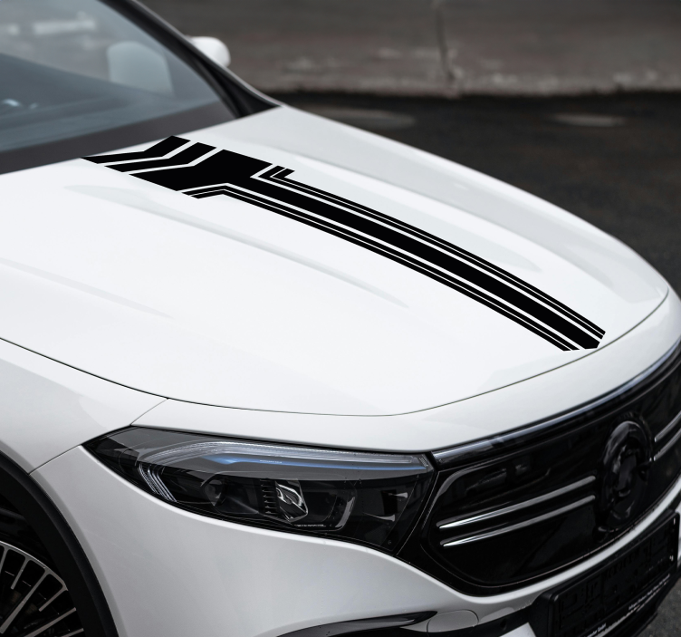 nalepka na auto pruhy so šípkami - Tenstickers