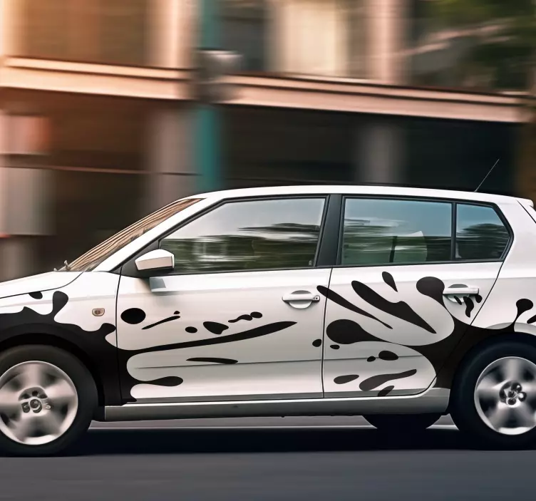 nalepka na auto škvrny od farby - Tenstickers