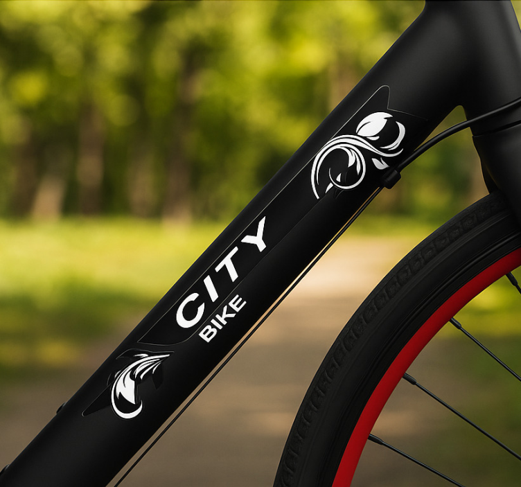 nalepky na bicykel kolekcia bicyklového mesta - Tenstickers