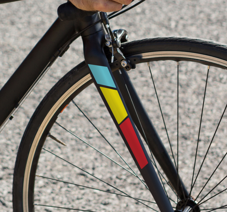 nalepky na bicykel predná vidlica cestného bicykla - Tenstickers