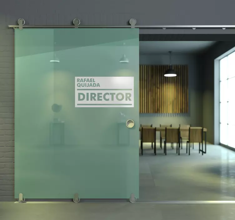 nálepky na dvere personalizovateľný náklad - Tenstickers