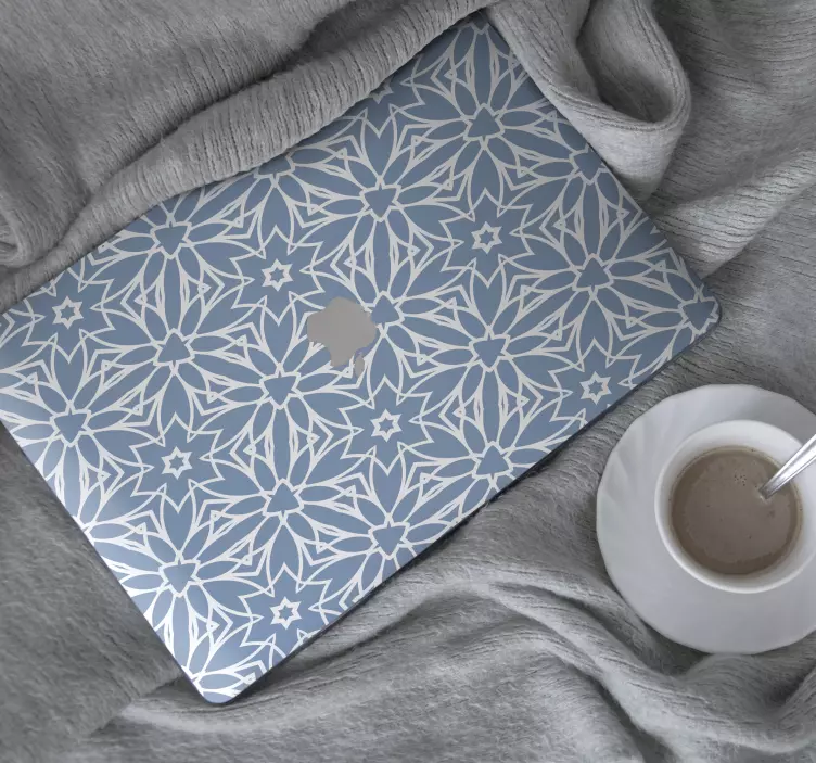 Vinylové nálepky na notebook mandala - Tenstickers