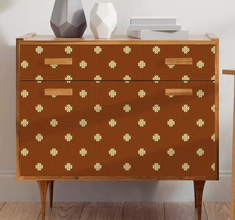 Nálepky na nábytok bodkovaný motív - Tenstickers