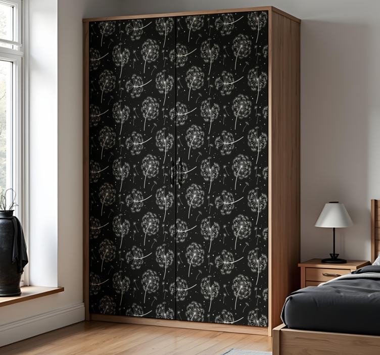 Nálepky na nábytok lietajúce púpavy - Tenstickers