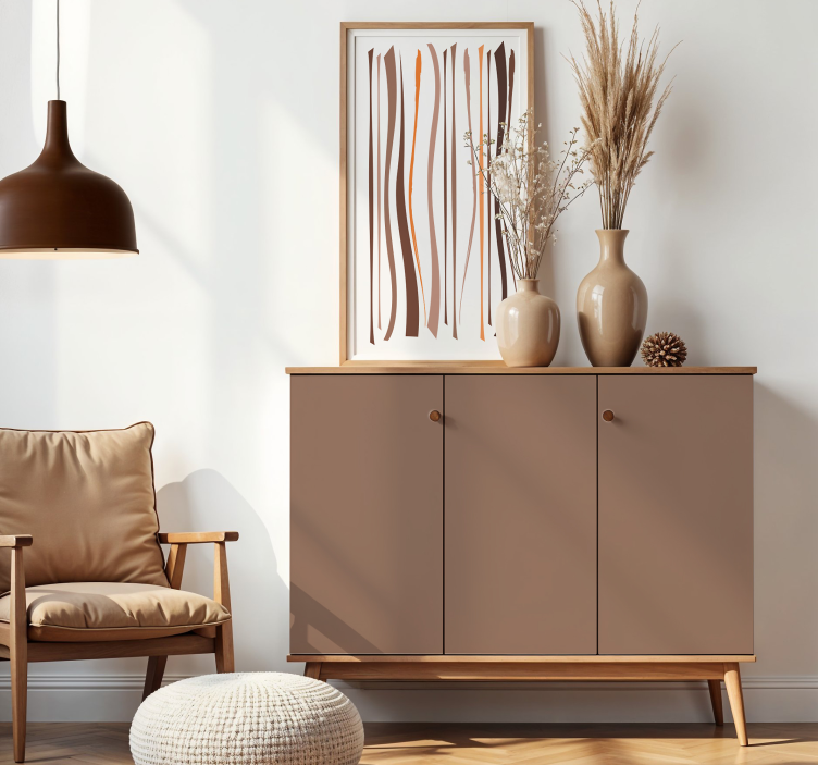 nálepky na nábytok mocha mousse - Tenstickers