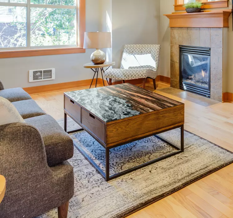 Nálepky na nábytok palivové drevo a kameň - Tenstickers