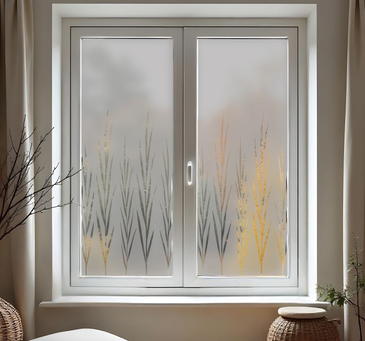 Nálepka na okno vertikálne rastliny - Tenstickers