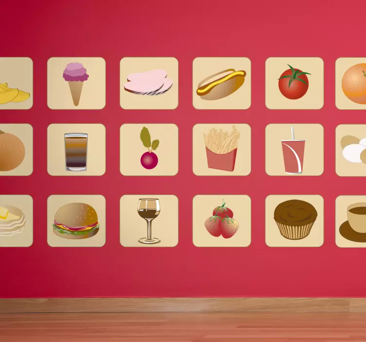 Nálepky na potraviny a nápoje - Tenstickers