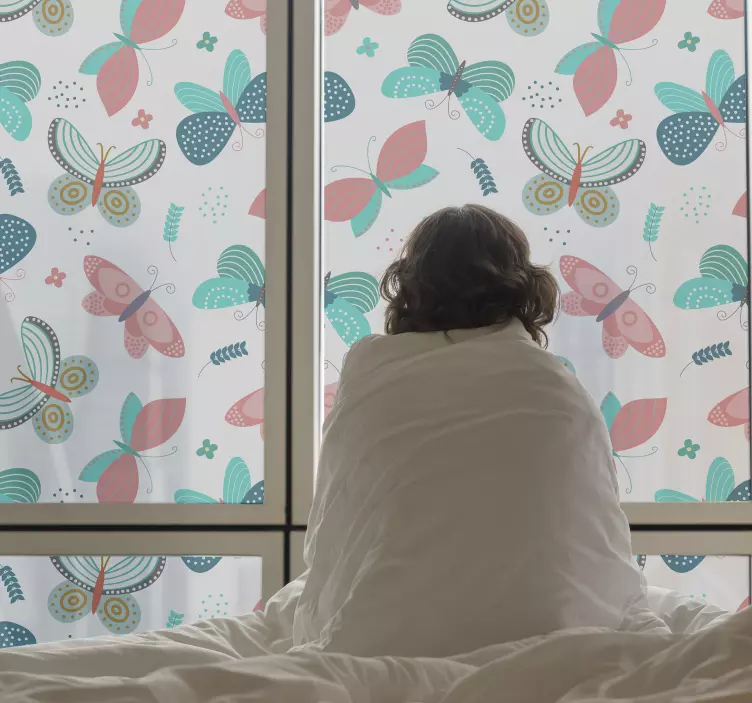 Nálepky na sklo motýle na okná - Tenstickers