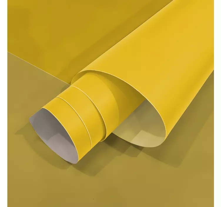 nálepky na nábytok žltá matná - Tenstickers