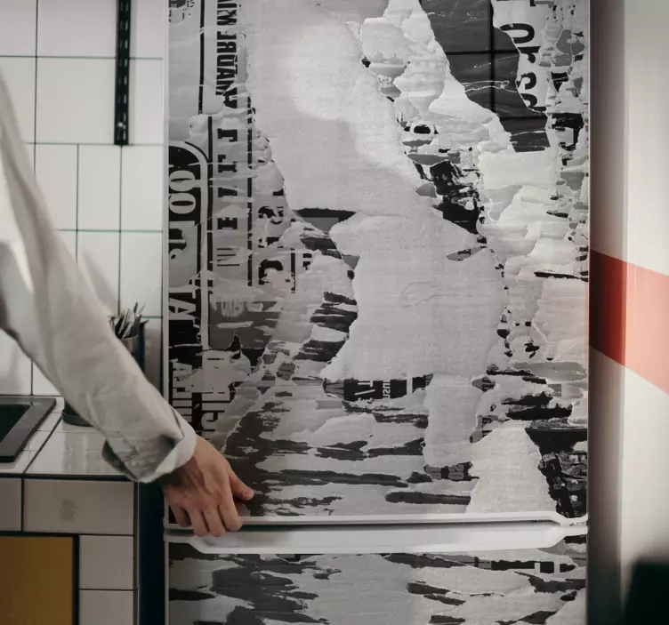 nalepky na stenu zvierata abstraktný obal na chladničku - Tenstickers