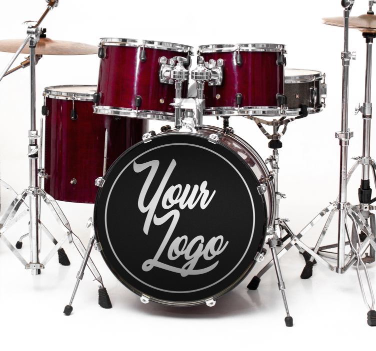 nalepky na stenu zvierata blany na basové bubny na mieru - Tenstickers