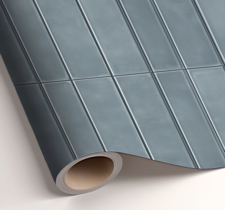 nalepky na stenu zvierata imitácia modrých dlaždíc - Tenstickers