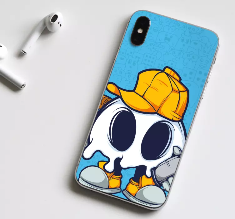 nalepky na stenu zvierata duch, postava, s, klobúk - Tenstickers