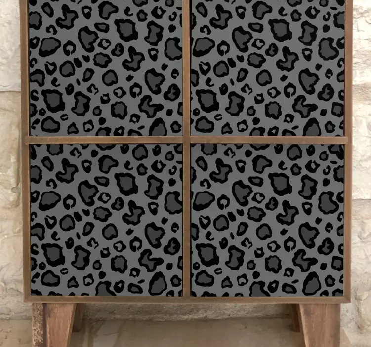 nalepky na stenu zvierata leopardím vzorom - Tenstickers