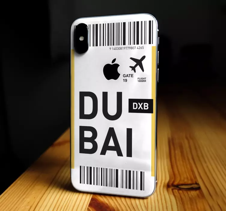 nalepky na stenu zvierata letenka do dubaja - Tenstickers