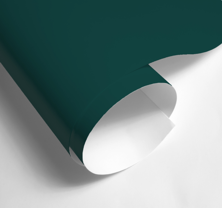 Jednofarebná nálepka na hárok matná tmavozelená - Tenstickers