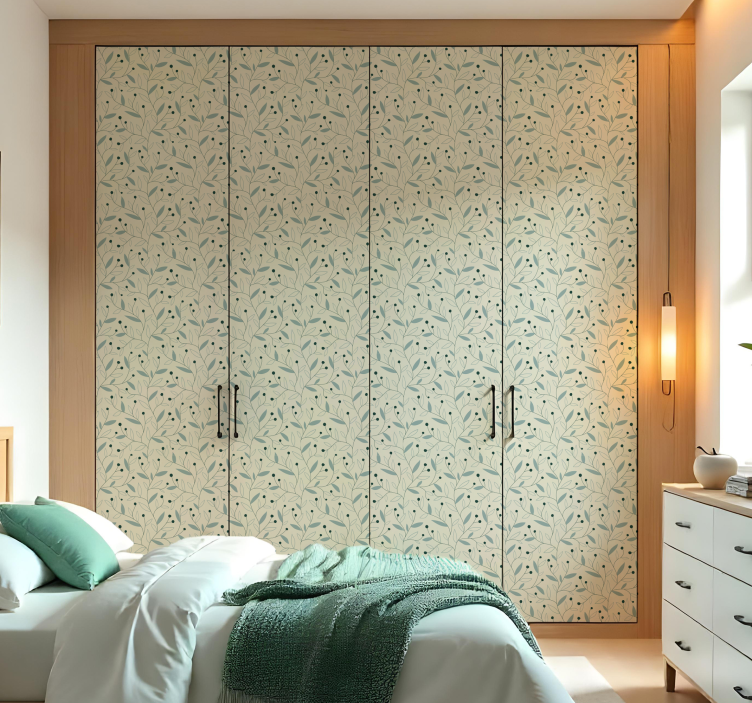 nálepky na nábytok minimalistické pobočky - Tenstickers