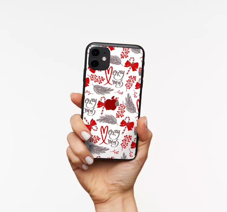 Vianočná nálepka radosti sviatočného obdobia - Tenstickers