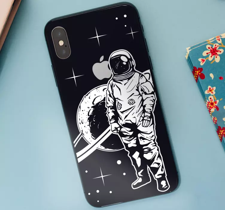 Nalepky na stenu zvierata astronauti vo vesmíre - Tenstickers